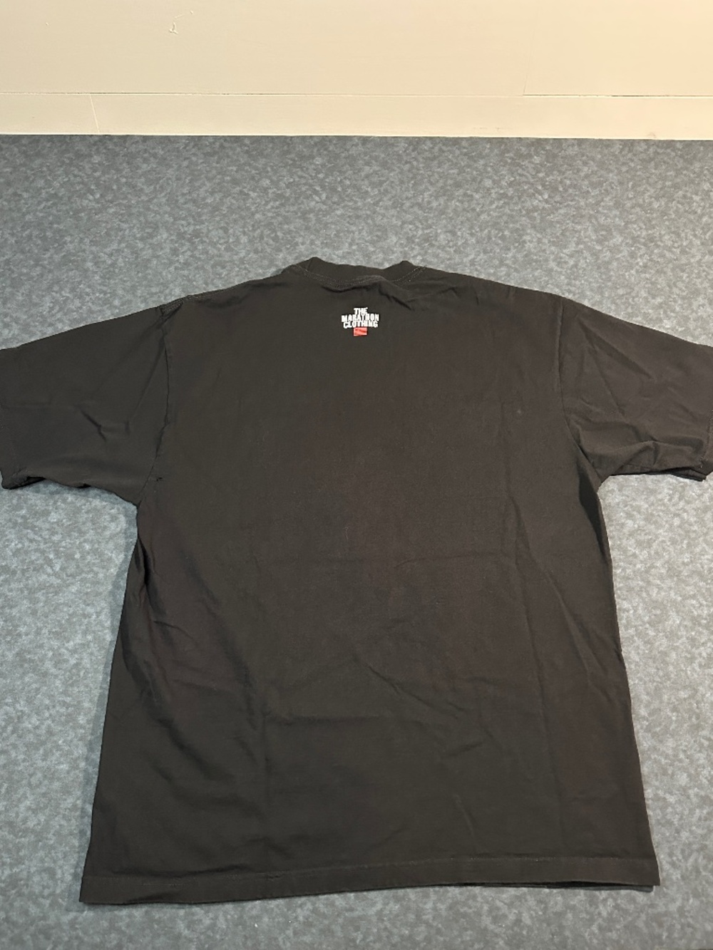 The Marathon Continues Clothing Crenshaw Script Logo Black/Grey T Shirt Size XL - Picture 4 of 9